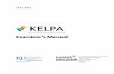 KELPA Examiner's Manual - ksassessments.org