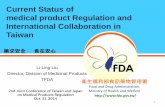 Current Status of medical product Regulation and ...