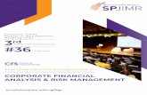 CORPORATE FINANCIAL ANALYSIS & RISK MANAGEMENT