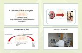 Present 18 Maycritical Care in Dialysis
