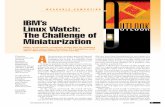 IBM's linux watch: the challenge of miniaturization - Computer