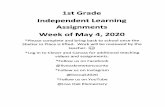 1st Grade Week 7 - Home - Live Oak Elementary School
