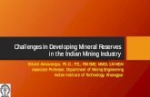 Challenges in Developing Mineral Reserves in the Indian ...