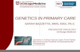 GENETICS IN PRIMARY CARE - Center for Continuing Medical ...