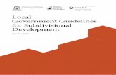 Local Government Guidelines for Subdivisional Development