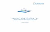 Acronis® Disk Director® 11 Advanced Workstation