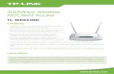 300Mbps Wireless AP/Client Router