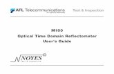 M100 Optical Time Domain Reflectometer Userâ€™s Guide