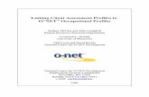 Linking Assessment Profiles report - O*NET Resource Center