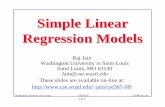 Simple Linear Regression Models - Department of Computer Science