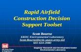 Rapid Airfield Construction Decision Support Toolset