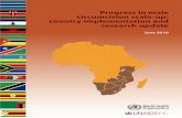 Progress in male circumcision scale-up: country implementation and