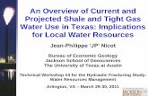An Overview of Current and Projected Shale and Tight Gas Water Use
