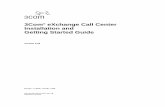 3Com eXchange Call Center Installation and Getting Started Guide