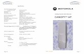 Getting Started with Motorola CANOPYTM AP