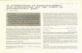 A comparison of buprenorphine and pentazocine for the relief of