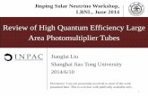 Review of High Quantum Efficiency Large Area ...