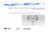 IMEP-25a: Determination of bromate in drinking water - JRC