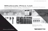 Watts 2012 Price List - Watts Water Technologies, Inc