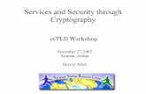 Services and Security through Cryptography