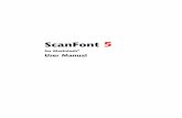 ScanFont 5 for Macintosh User Manual - Font-Software, Schrift