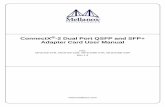 ConnectX -2 Dual Port QSFP and SFP+ Adapter Card User Manual
