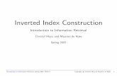 Inverted Index Construction - N3Labs