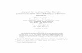 Asymptotic analysis of the Hermite polynomials from their