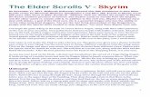 The Elder Scrolls - Skyrim - CustomWalkthrough