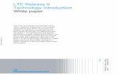 LTE Release 9 Technology Introduction White paper