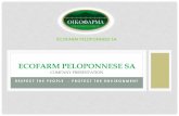 ECOFARMA PELOPONNESE SA company presentation