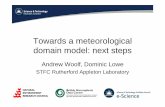 Towards a meteorological domain model: next steps