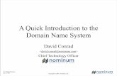 The Domain Name System - ICANN | Archives | Internet Corporation