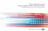The National Broadband Network: a glossary of terms