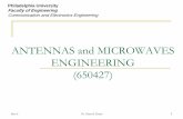 ANTENNAS and MICROWAVES ENGINEERING (650427)
