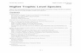 Higher Trophic Level Species - Atlantic Oceanographic