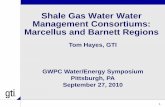 Shale Gas Water Water Management Consortiums: Marcellus and