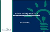 Current Industry Practices in Manufacturing Process Validation