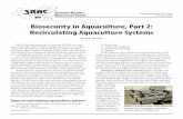 VI Biosecurity in Aquaculture, Part 2: Recirculating Aquaculture
