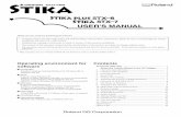 STX-7/8 Users Manual - Large Format Printer | Large Format