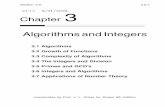 Algor ithms and Integ ers - Columbia University Computer