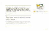 Effects of DDGS nutrient composition (reduced-oil) on digestible