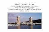 M-DOT REPORT NO. 44 STATE HIGHWAY BRIDGES, CULVERTS AND GRADE