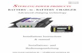 BB121250 BB122430 STERLING POWER PRODUCTS BATTERY - to - BATTERY