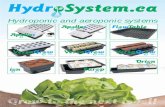 Hydroponic and aeroponic systems - Hydrosystem