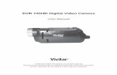 DVR 740HD Digital Video Camera - Vivitar