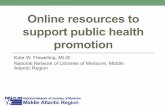 Online resources to support public health promotion