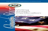 Voting System Certification - Election Assistance Commission