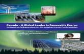 Canada - A Global Leader in Renewable Energy