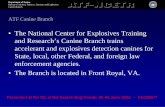 ATF National Center for Explosives Training and Research Training
